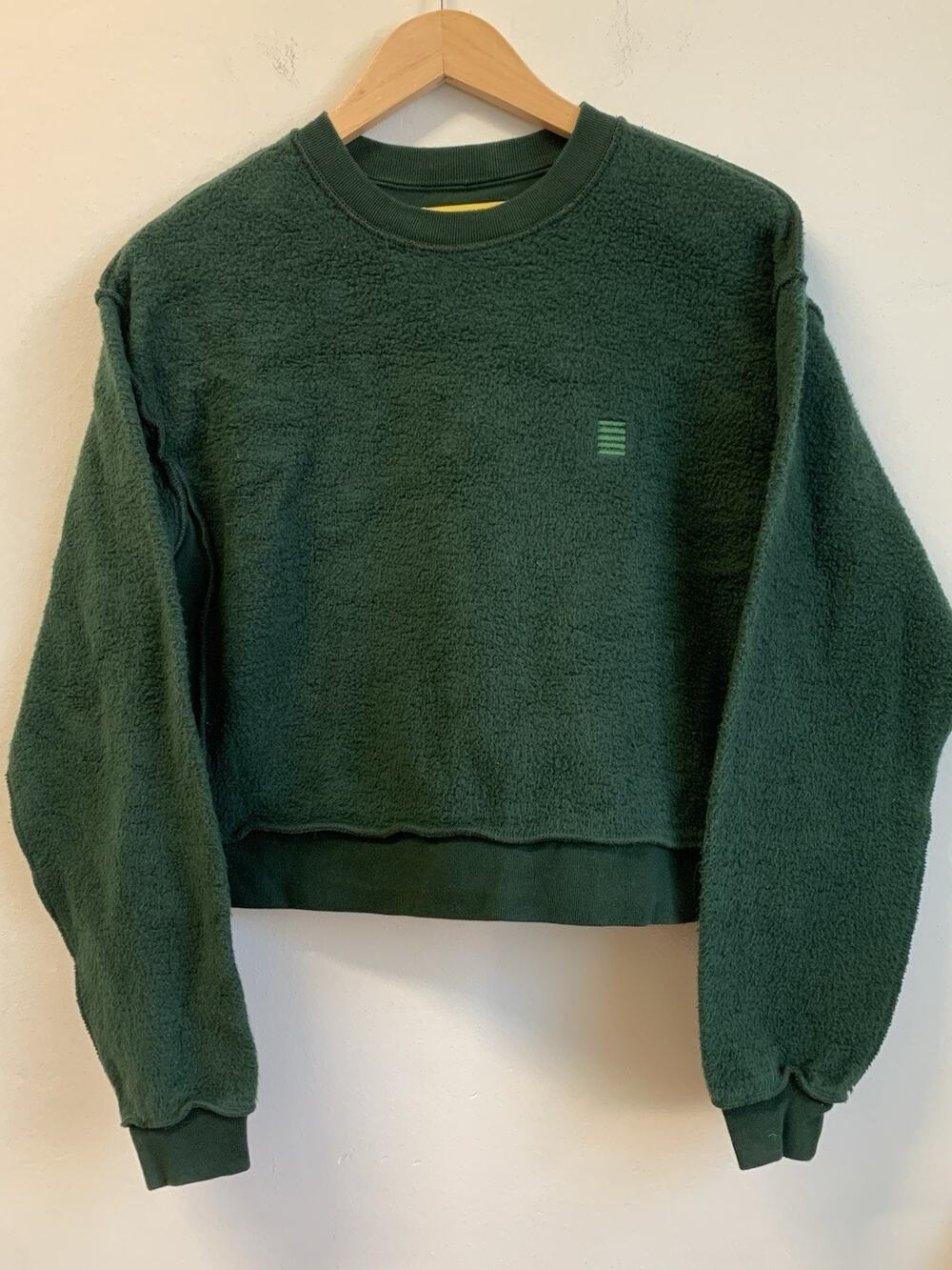 Peace Collective Women’s Crewneck Sweatshirt Made in Canada Green Size S